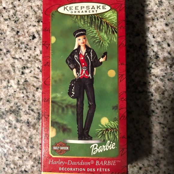 Hallmark Harley Davidson Barbie Ornament New 2000 - Picture 2 of 10
